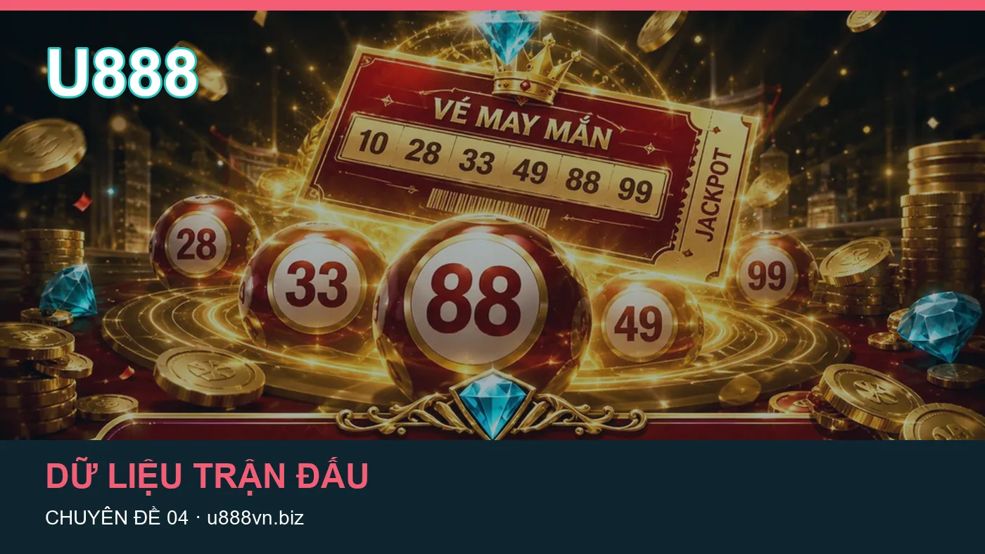 Đối chiếu nguồn và thời điểm cập nhật trong Dữ liệu trận đấu của U888
